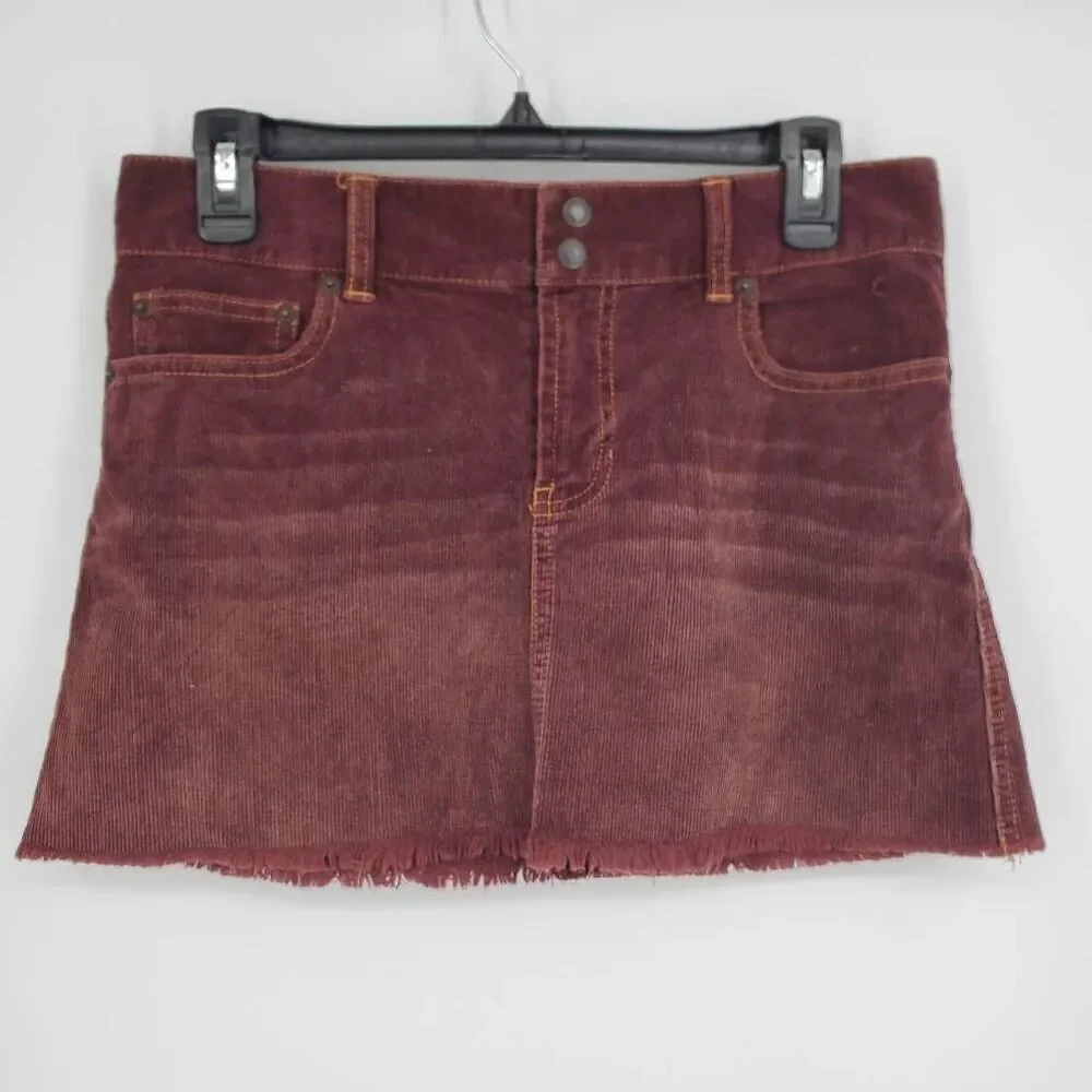 Abercrombie & Fitch‎ Women's corduroy mini skirt y2k 90s Size 2
